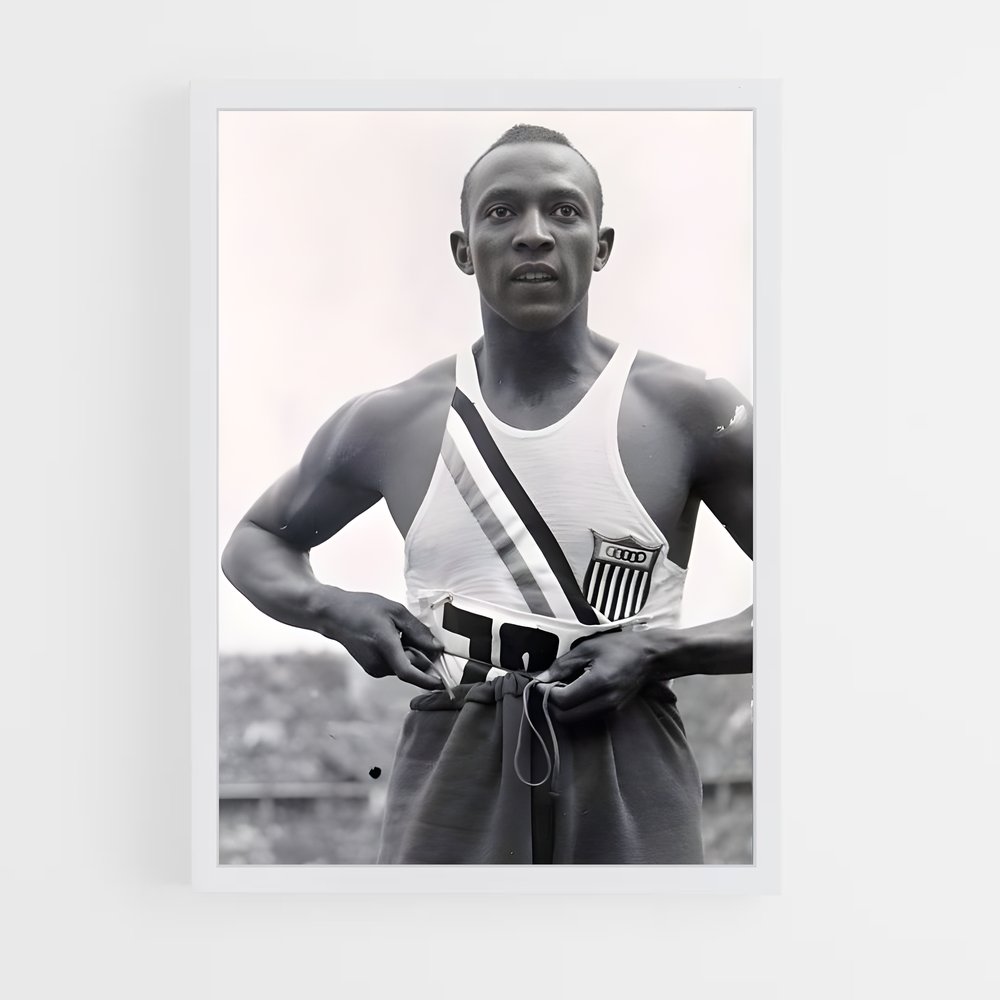 Poster L'Héritage d'Owens – affiche Athlétisme (vue 3)